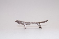 Alte Messerbank Hund Art Deco