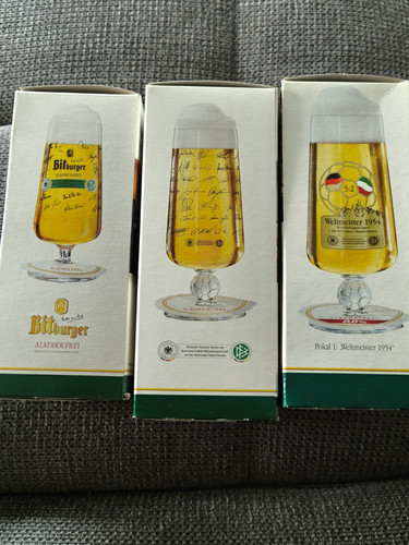 Bitburger 3er bierglas set mit - 3er,