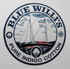 Werbe-Aufkleber Blue Willis