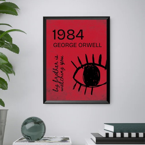 1984 bild druck - poster, buch
