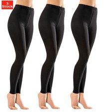 3er Pack Leggings Damen Lange