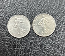 2 Münzen, Frankreich, 1