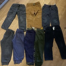 Kleiderpaket Winter 4x Hose gefüttert Cargo Cord 4x Jogginghose Jogger 98 104 