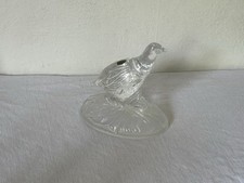 Vintage Kristall Huhn/Vogel