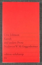 Karsch Und Andere Prosa - Uwe