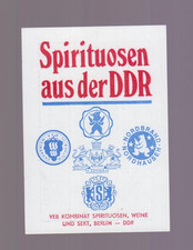 DDR-Taschenkalender "Spirituosen VEB Kombinat zB. Nordbrand Nordhausen" 1987