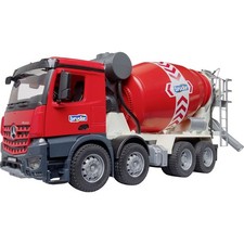 bruder Baufahrzeug Modell Mercedes Benz Arocs Betonmischer Fertigmodell LKW M...