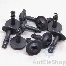 10x Metall Schraube für Unterbodenschutz Radverkleidung für Audi 8K0805121