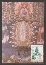 Vatikan 15. 8. 1988 " Sonderkarte + Sonderstempel " mit Michel Nr. 943