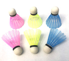 12 Stück Bunte Federbälle