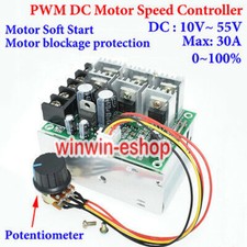 DC 10-55V  PWM 12V 24V 48V 30A