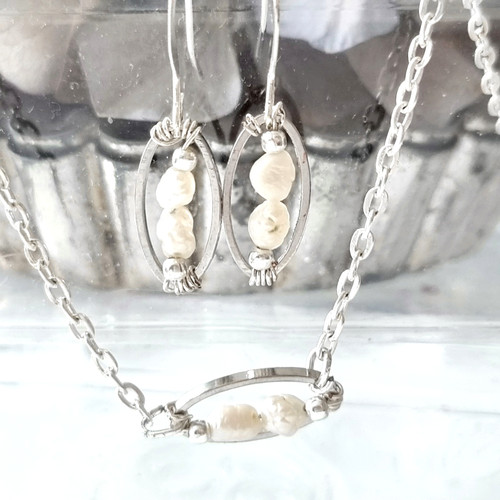 Schmuck set zarte - schmuck, reiskorn