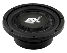 ESX QXS8D4 20cm (8”) Flat Subwoofer Bassbox Tiefton Teller Treiber Auto 500 Watt