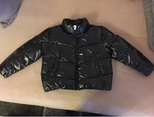 Glanznylonjacke Shiny Nylon Schwarz in Größe 46 -  Neu Inclusive DHL