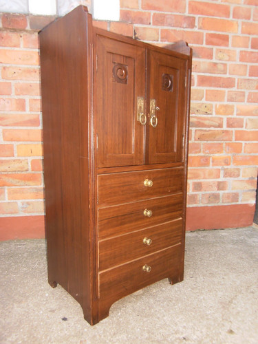 Jugendstil notenschrank - ,