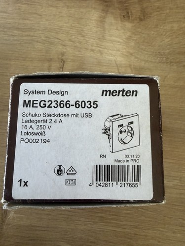 Merten usb steckdose system - usb, -steckdose