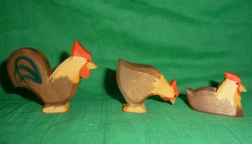 Ostheimer tier holztier huhn - ostheimer, tier,