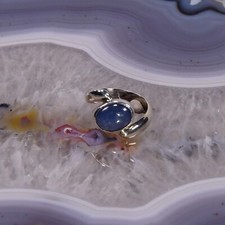 Saphir Ring, 925er Silber