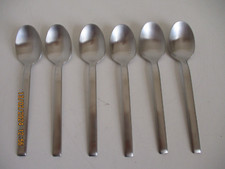 WMF ALTEO KAFFEELÖFFEL SET 6 STÜCK CROMARGAN EDELSTAHL MATTIERT