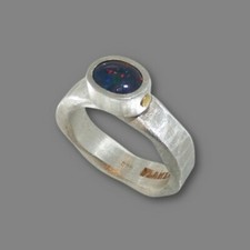 Ring Opal Triplette, Silber