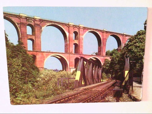 Elstertalbrücke im - ak.,