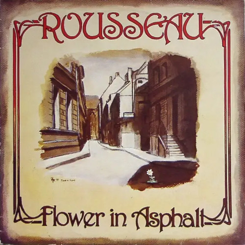Rousseau flower asphalt - rousseau, in
