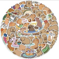 50x Capybara Sticker Süße