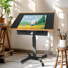 Puzzletisch mit 2 Schubladen