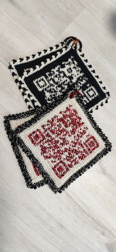Topflappen gehäkelt