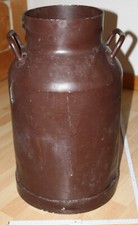 milch kanne groß alu minium ritter DRP a alt behälter top vintage deko 40l braun