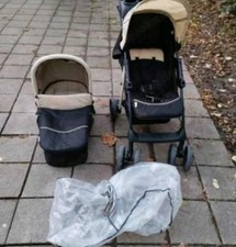 Kombi Kinderwagen von Hauck mit 2 Aufsätzen,gebraucht, s. Fotos u. Beschreibung