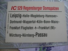Zuglaufschild  IC  529