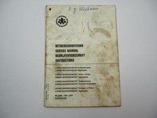 Loewe Wasserknecht WL 1001 - 2501 Pumpe Filia Filius Aggregat Betriebsanleitung