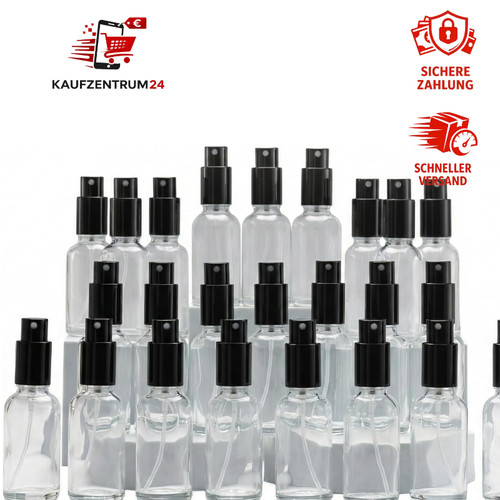 Sprühflasche 30ml aus glas - 30ml, 24