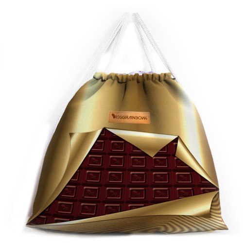 Rucksack goldschokolade - rucksack, "goldschokolade"