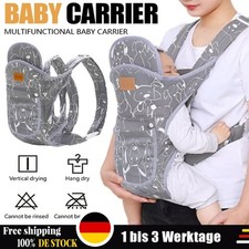 4 in 1 Babytrage Für Neugeborene Ab Geburt Weich, Bauchtrage Baby-Tragetasche`.