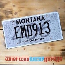 USA Nummernschild/