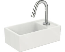 Ideal Standard Handwaschbecken i.life S 37 x 21 cm weiß chrom glänzend E2129AA