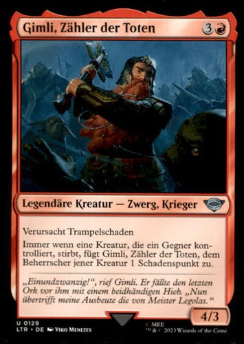 Mtg gimli zähler - zähler, toten