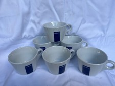 Lavazza Blu Collection Milchkaffee Tasse 6er Pack, Kaffeetasse, Porzellan