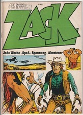 ✪ ZACK #42/1972, Koralle Verlag COMICHEFT Z2