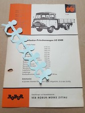 Frontlenker Pritschenwagen LO