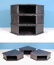 3x Eck SCHIEFER Höhle Stein