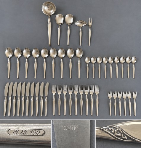 Teiliges besteck 100 - g.s.,