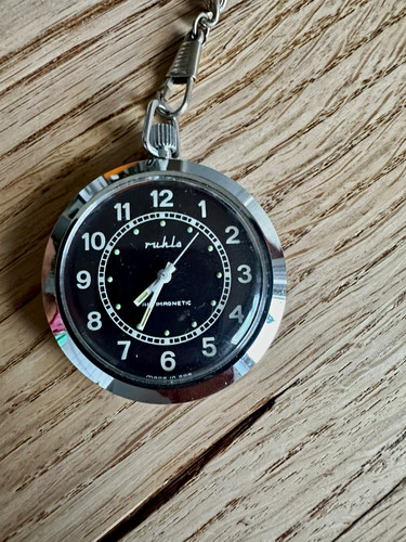 Ruhla taschenuhr quarz - taschenuhr,