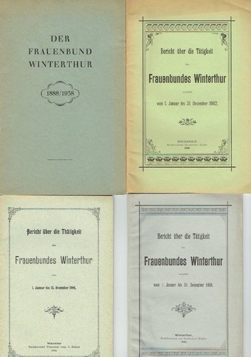 Konvolut berichte frauenbund - konvolut,