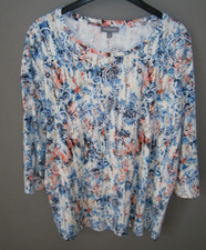 Damenshirt, Shirt, 3/4 Armshirt Gr. L , Gina Laura