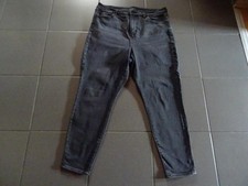 AMERICAN EAGLE next level Stretch Jeans curvy 44 46 16 short grau schwarz Ton