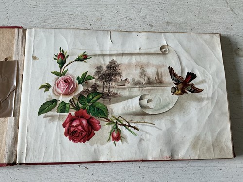 Altes poesiealbum 1905 shabby - 1905,
