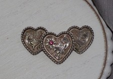 Vogt Sterlingsilber Herz Rubin